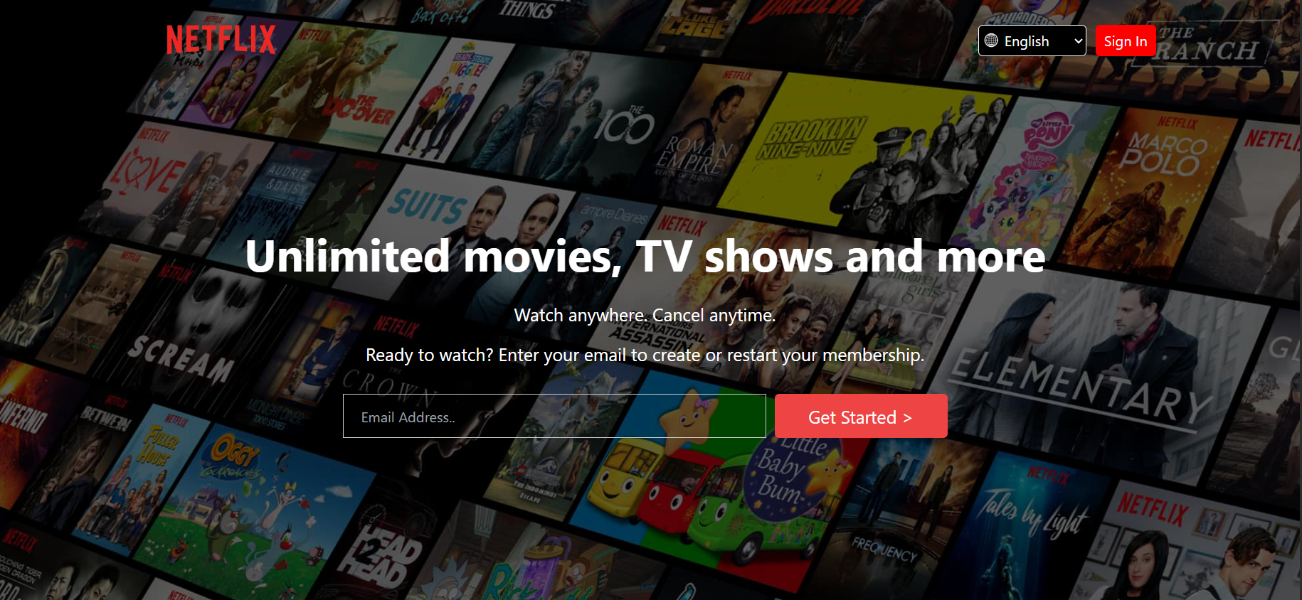 Netflix UI Clone